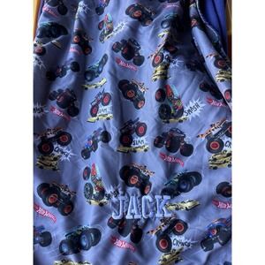 Pottery Barn Hot Wheels Monster Trucks Nap Mat JACK